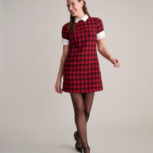 Plaid Valentina Dress