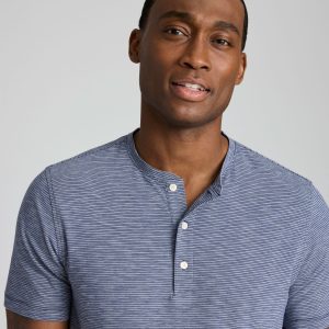 Jersey Slub Short-Sleeve Henley